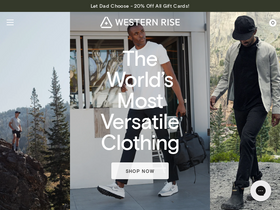 WESTERN RISE website screenshot