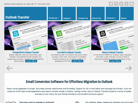 'outlooktransfer.com' screenshot