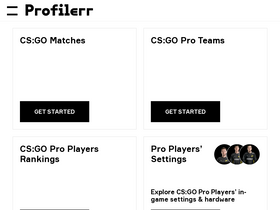 'profilerr.net' screenshot