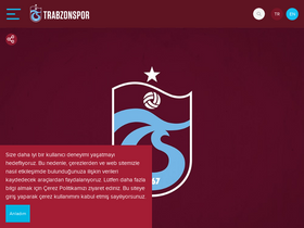 'trabzonspor.org.tr' screenshot