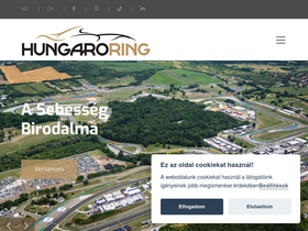 'hungaroring.hu' screenshot