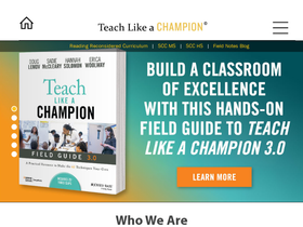 'teachlikeachampion.org' screenshot