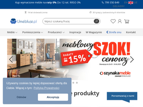 'umebluje.pl' screenshot
