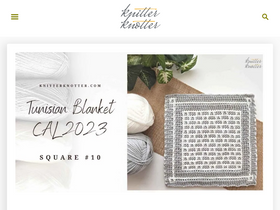 'knitterknotter.com' screenshot