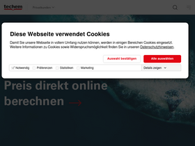 'techem.de' screenshot