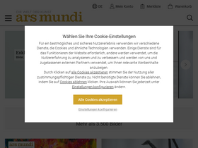 'arsmundi.de' screenshot