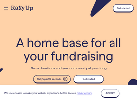 'rallyup.com' screenshot