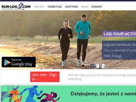 'run-log.com' screenshot