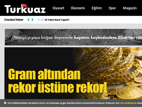 'turkuazgazetesi.net' screenshot