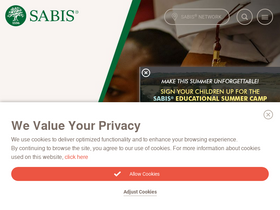 'sabis.net' screenshot