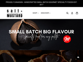 saltnmustard.com homepage screenshot