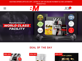 'bigmusclesnutrition.com' screenshot