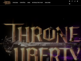 'throneandliberty.online' screenshot