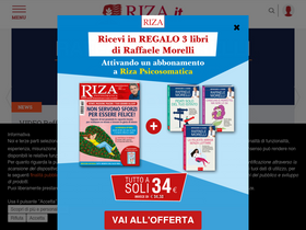 'riza.it' screenshot