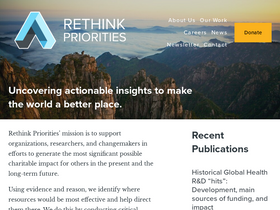 'rethinkpriorities.org' screenshot