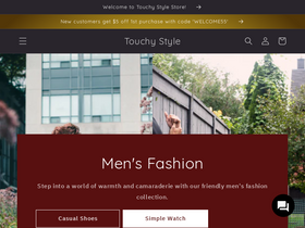 'touchy-style.com' screenshot