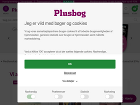 'plusbog.dk' screenshot