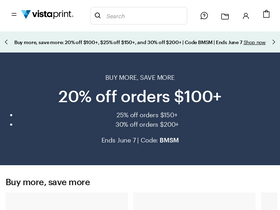 'vistaprint.ca' screenshot