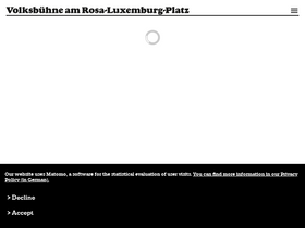 'volksbuehne.berlin' screenshot