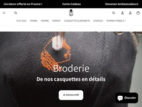fairway-rebels.fr homepage screenshot