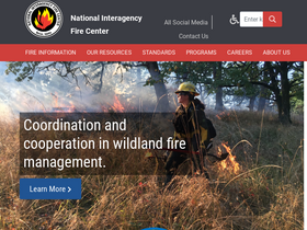 'nifc.gov' screenshot