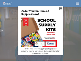 'harmonytx.org' screenshot