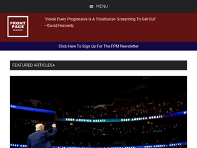 'frontpagemag.com' screenshot