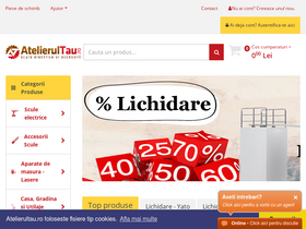 'atelierultau.ro' screenshot