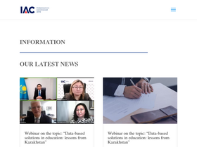 'old.iac.kz' screenshot