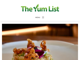 'theyumlist.net' screenshot