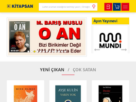 'kitapsan.com.tr' screenshot
