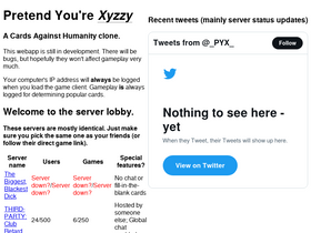 'pretendyoure.xyz' screenshot