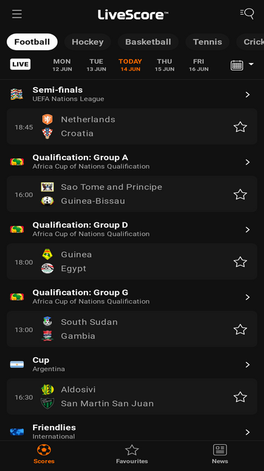 Livescores - Soccer - Scoresway