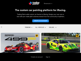 'tradingpaints.com' screenshot