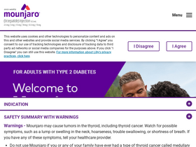 'mounjaro.com' screenshot