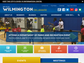 'wilmingtonde.gov' screenshot