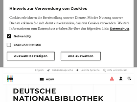 'dnb.de' screenshot