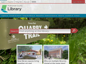 'multcolib.org' screenshot