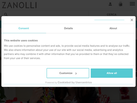 'zanolli.com' screenshot