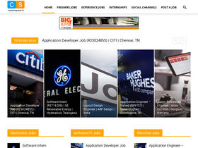 'careersquare.in' screenshot