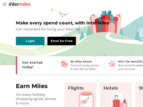 'intermiles.com' screenshot