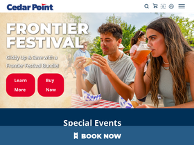 'cedarpoint.com' screenshot