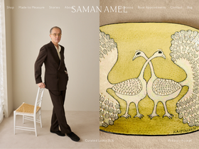 Atelier Saman Amel homepage screenshot