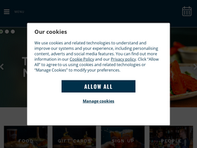 'nicholsonspubs.co.uk' screenshot