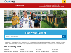 'spiritshop.com' screenshot