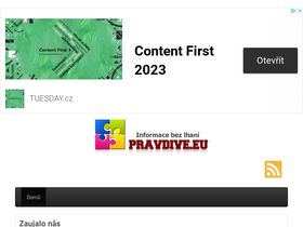 'pravdive.eu' screenshot