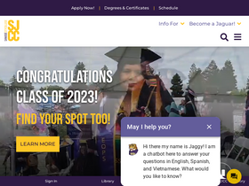 'sjcc.edu' screenshot