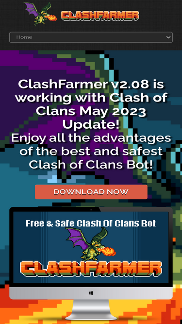 ClashFarmer Bot works with Clash of Clans 2023 Update