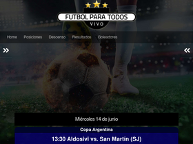 'futbolparatodos.online' screenshot