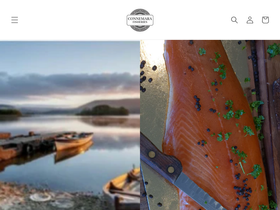 Connemara Fisheries homepage screenshot